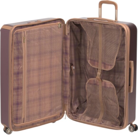 LONDON FOG Merlot 29in Regent Expandable Hardside Spinner - Picture 3 of 4